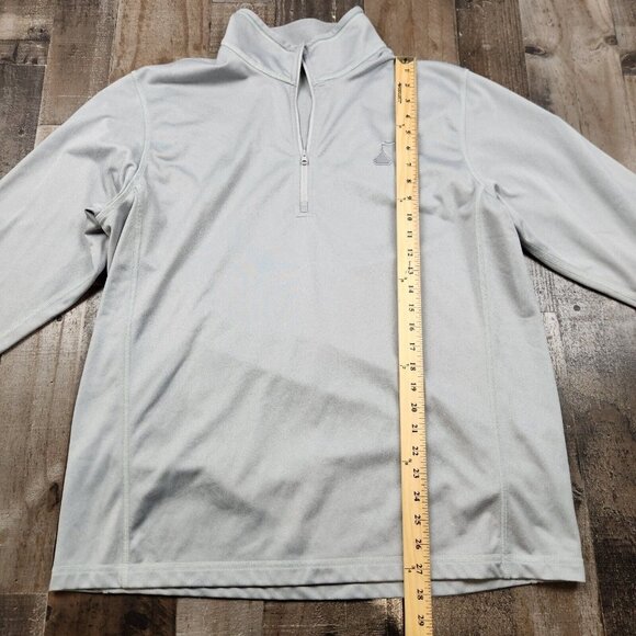 Mens North Face Tech Fleece size XL Gray Hershey 1/4 Zip Long Sleeve Pullover - Picture 4 of 11